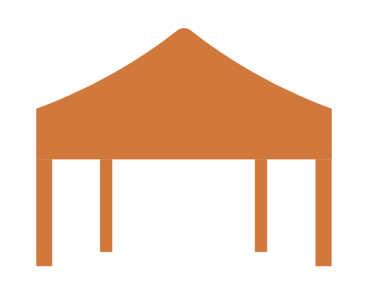 orange screen house icon